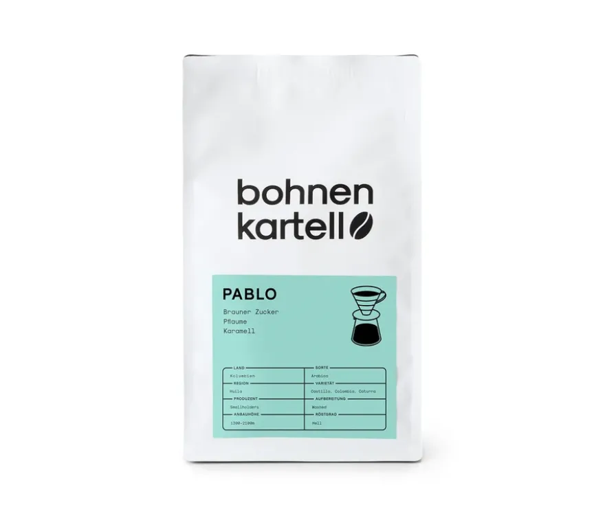 bohnenkartell - Pablo Filterkaffee - 250 g Ganze Bohne