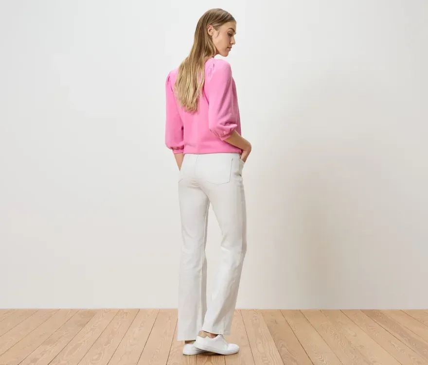 Bootcut Jeans ‒ Fit »Lou«, cremeweiß