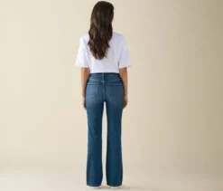 Bootcut Jeans – Fit »Lou«, mid blue