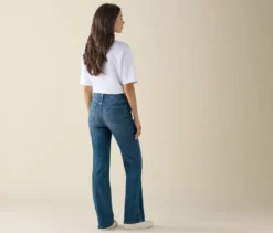 Bootcut Jeans – Fit »Lou«, mid blue