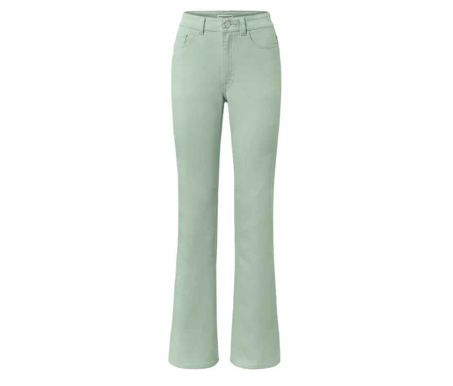 Bootcut Jeans – Fit »Lou«, mintgrün