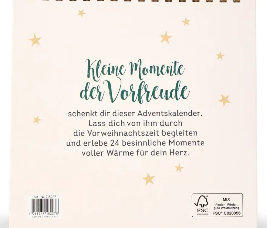 Buch-Aufsteller »Was das Herz wärmt«