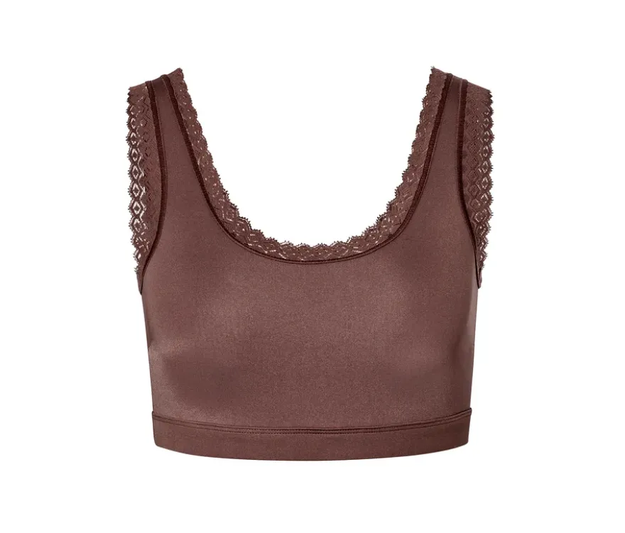 Bustier, kastanie