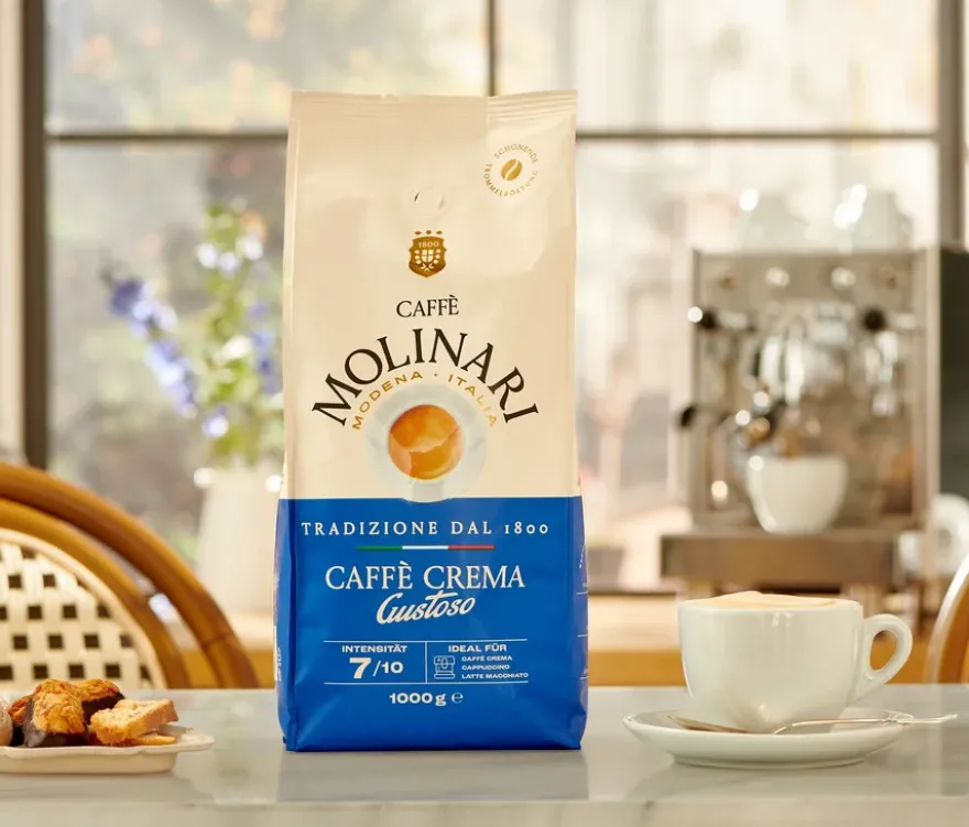 Caffè Molinari Caffè Crema Gustoso - 1 kg Ganze Bohne