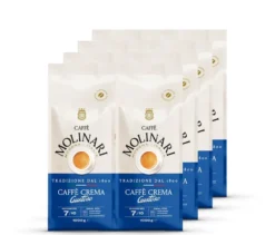 Caffè Molinari Caffè Crema Gustoso - 8 x 1 kg Ganze Bohne