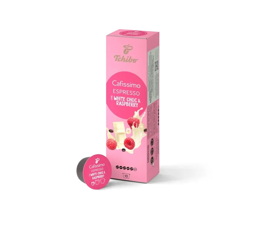 Cafissimo Flavoured Espresso - White Choc & Raspberry - 10 Kapseln
