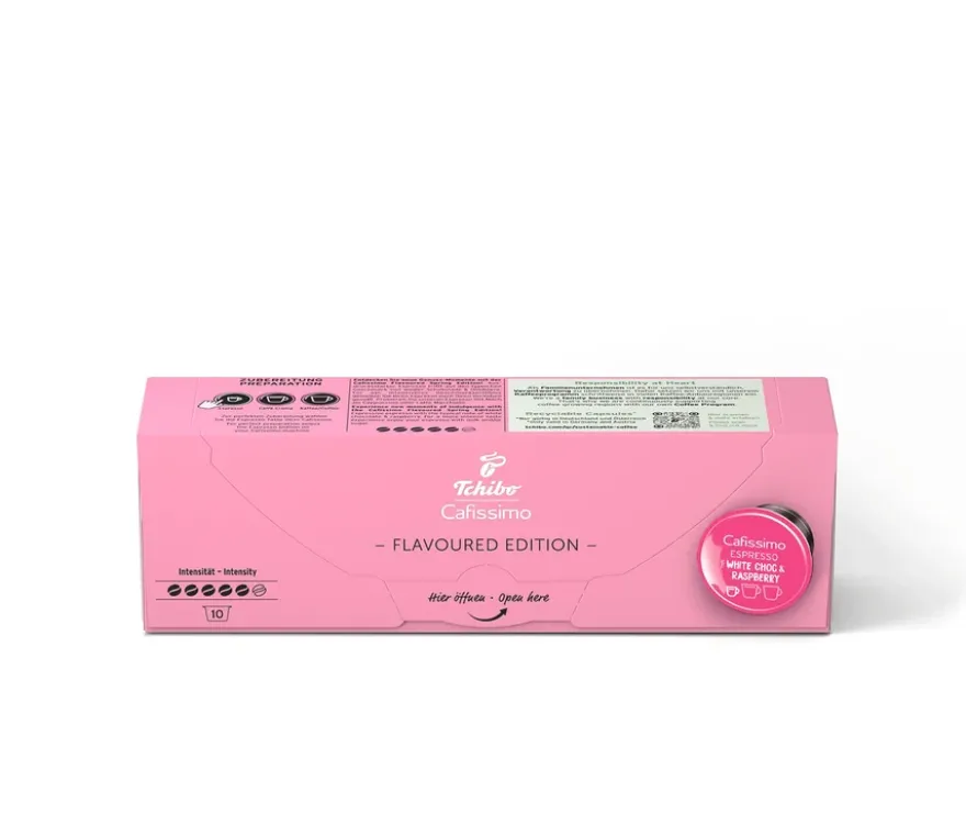 Cafissimo Flavoured Espresso - White Choc & Raspberry - 80 Kapseln