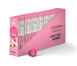 Cafissimo Flavoured Espresso - White Choc & Raspberry - 80 Kapseln