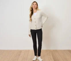 Cardigan, cremeweiß