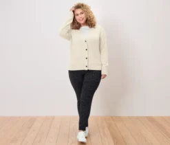 Cardigan, cremeweiß