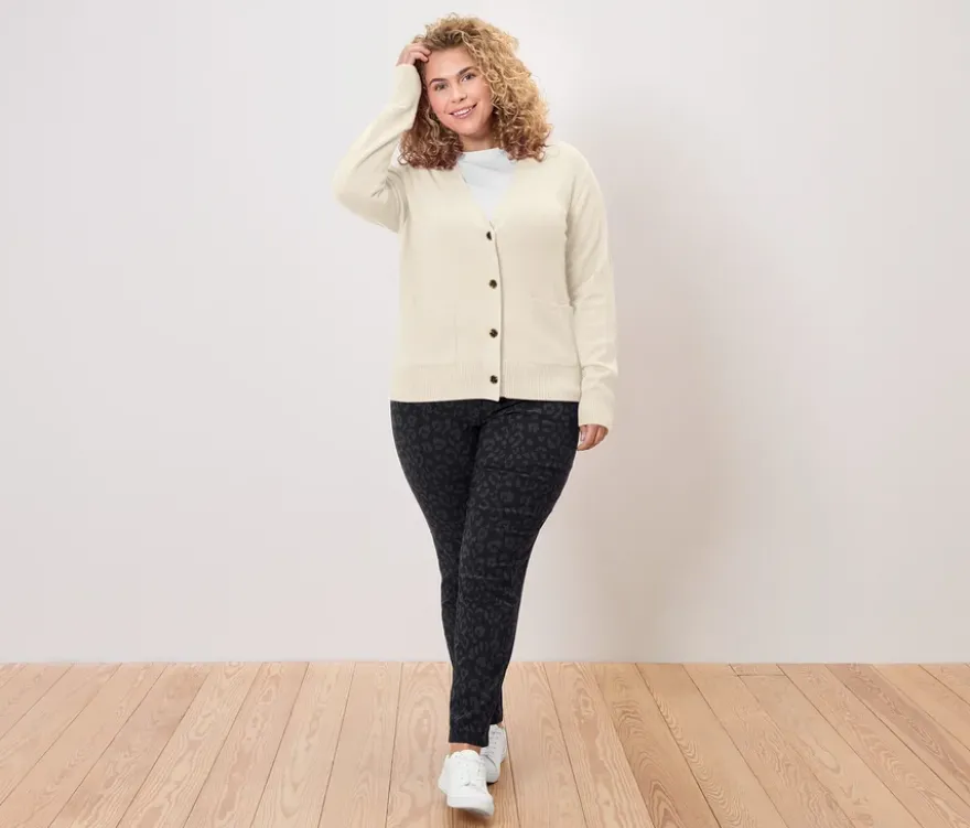 Cardigan, cremeweiß