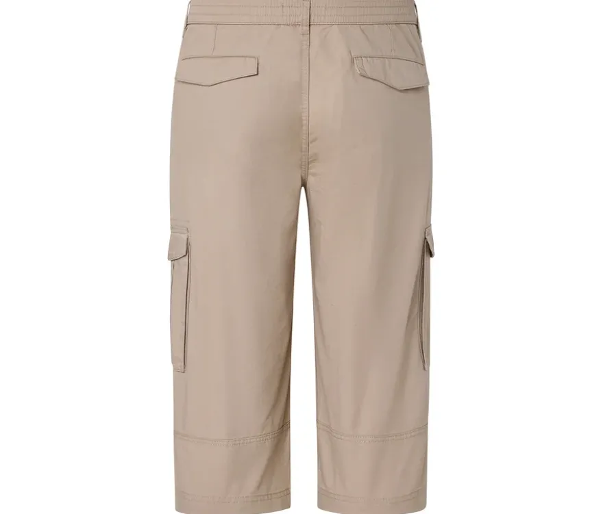 Cargo-Bermuda in 3/4-Länge, beige