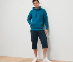 Cargo-Bermuda in 3/4-Länge, navy