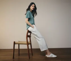 CECIL Kurzarmshirt, khaki