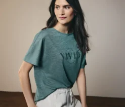 CECIL Kurzarmshirt, khaki
