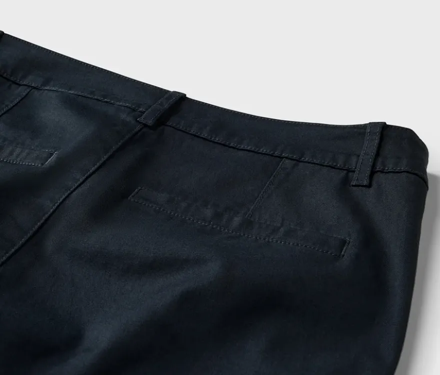 Chino-Shorts, navy