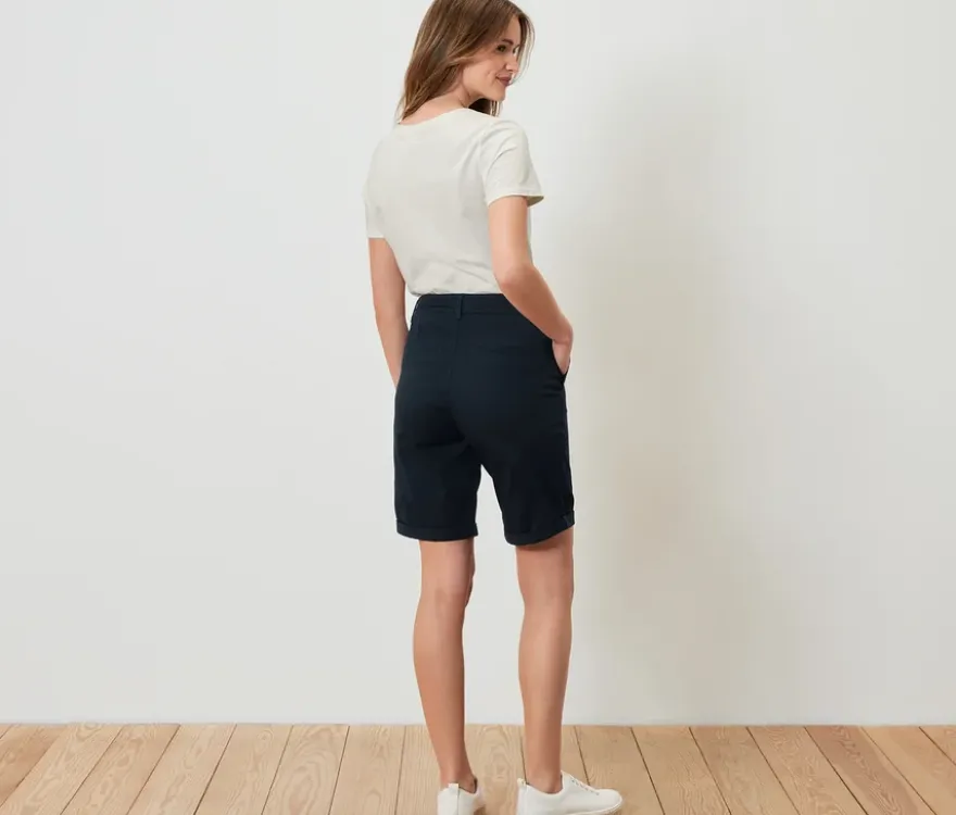 Chino-Shorts, navy