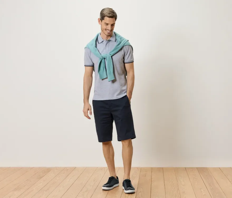 Chino-Shorts, navy