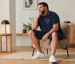 Chino-Shorts, navy