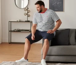 Chino-Shorts, navy