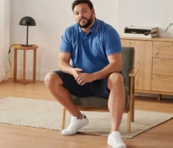 Chino-Shorts, navy
