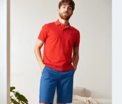 Chino-Shorts, royalblau