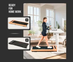 Christopeit Walking Pad »4.2«, Holzoptik