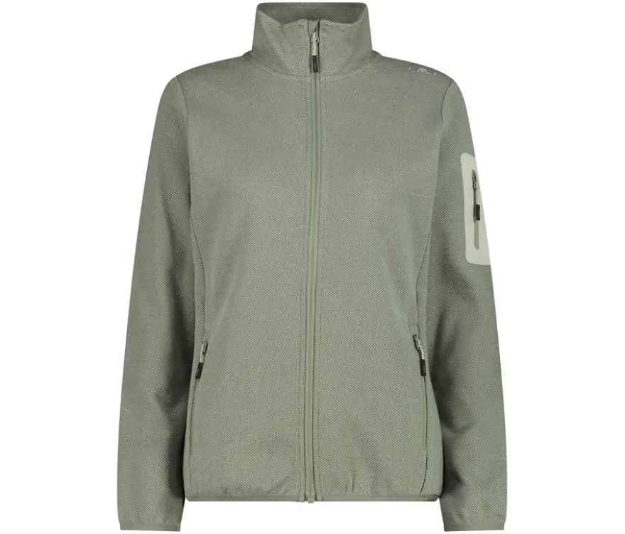CMP Damen-Knit-Tech-Fleece, avocado-pistazie