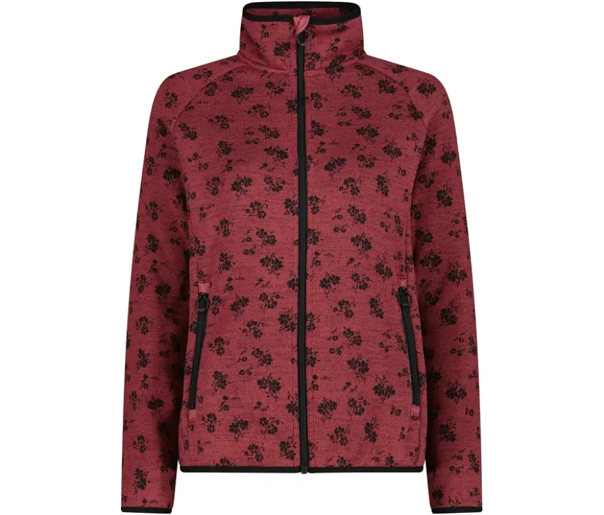 CMP Damen-Strickfleece-Jacke, beere