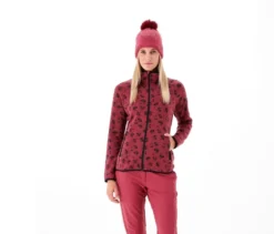 CMP Damen-Strickfleece-Jacke, beere