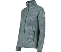 CMP Damen-Strickfleece-Jacke, grün