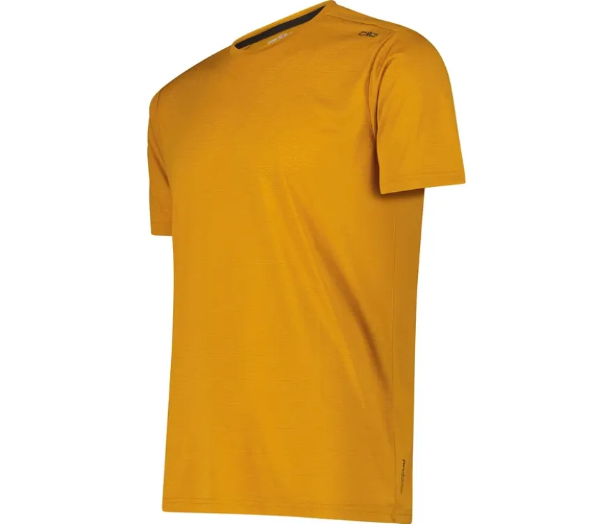 CMP Herren-T-Shirt aus Piquéstrick, curcuma