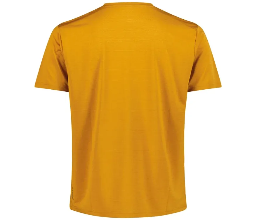 CMP Herren-T-Shirt aus Piquéstrick, curcuma
