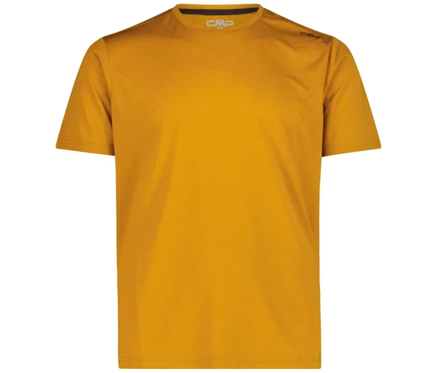 CMP Herren-T-Shirt aus Piquéstrick, curcuma