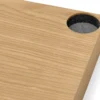 »CN3« Deckplatte mit Echtholzfurnier, Eiche hell, Breite 77 cm