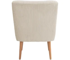 Cocktail-Sessel »Fiona«, Cordstoff creme