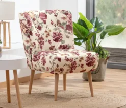 Cocktail-Sessel »Fiona«, floral beige