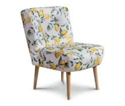 Cocktailsessel »Fiona« mit Zitronen-Print