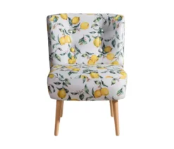 Cocktailsessel »Fiona« mit Zitronen-Print