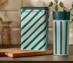 Coffee-to-go-Becher, Streifen