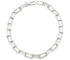 Collier, 925er Sterlingsilber, rhodiniert