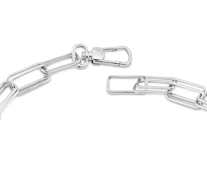 Collier, 925er Sterlingsilber, rhodiniert