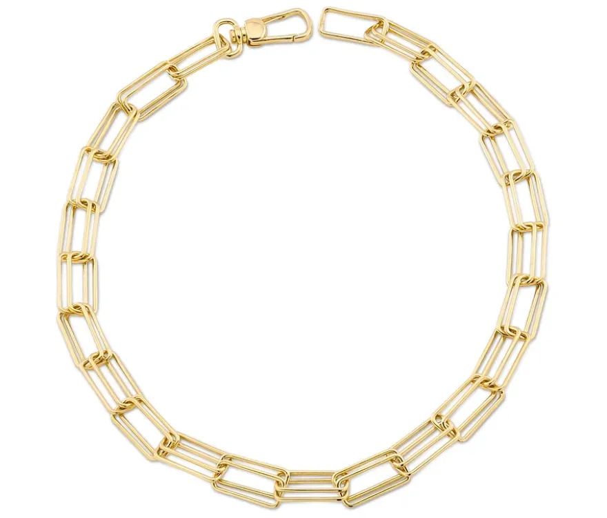Collier, 925er Sterlingsilber, vergoldet