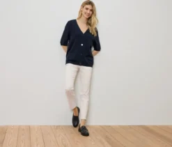 Colored Jeans ‒ Fit »Emma«, creme