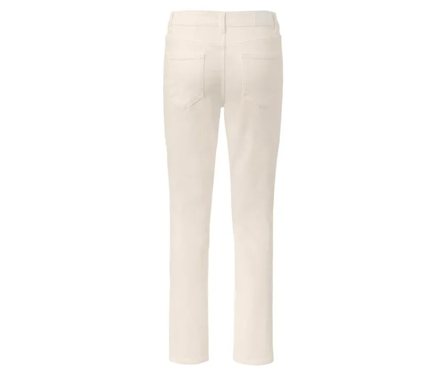 Colored Jeans ‒ Fit »Emma«, cremeweiß