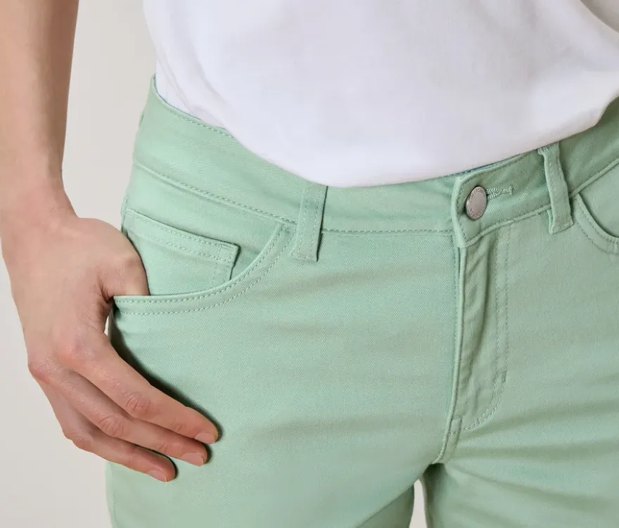 Colored Jeans ‒ Fit »Emma«, mint