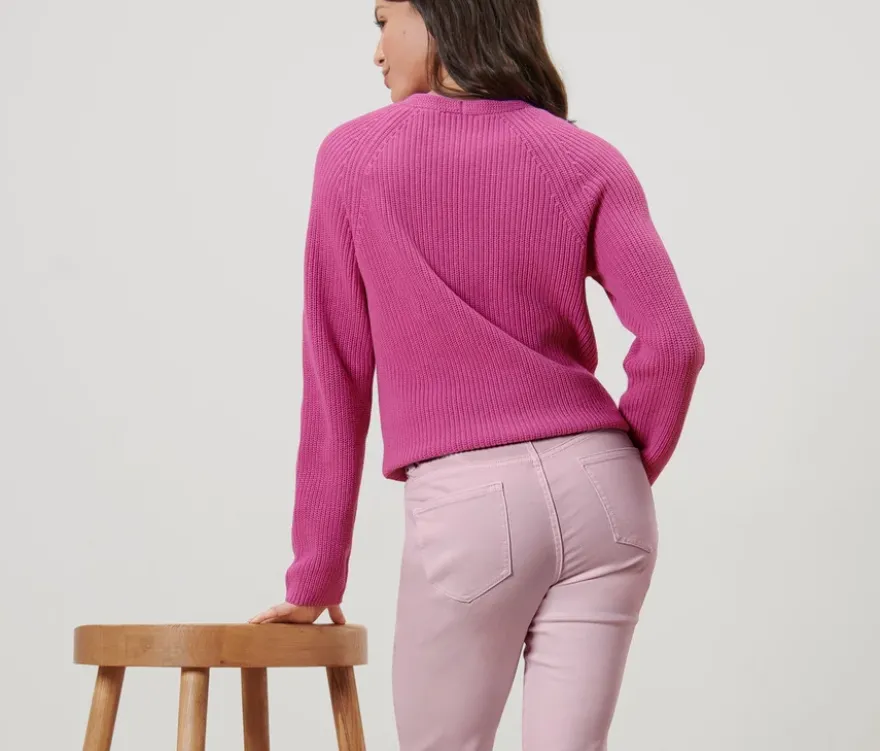 Colored Jeans – Fit »Emma«, rosé