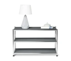 Couchtisch Metall »CN3«, offen, grau