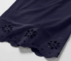 Culotte mit Stickerei