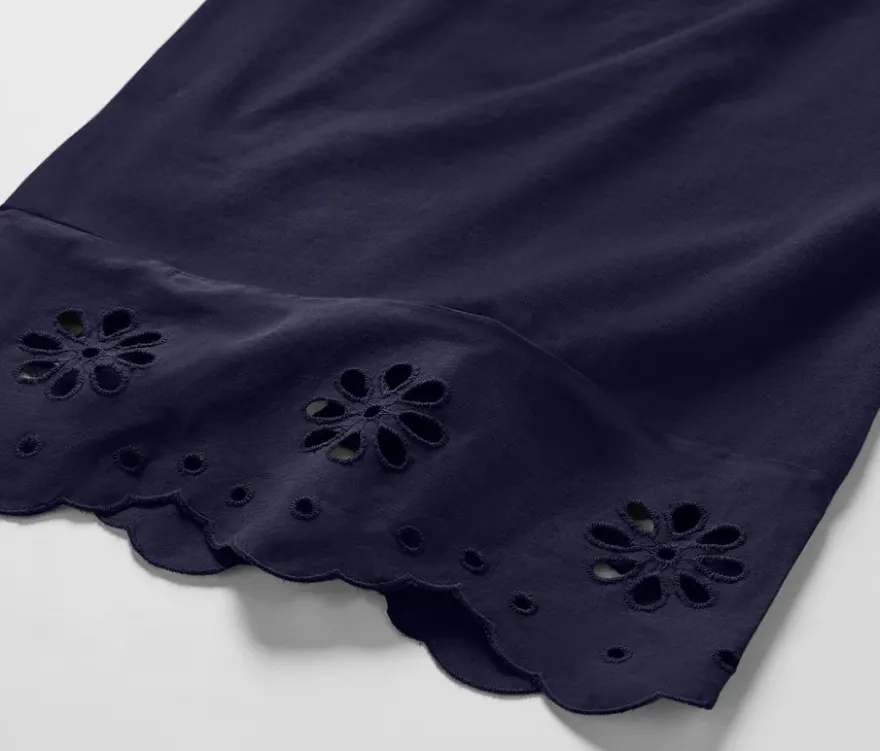 Culotte mit Stickerei